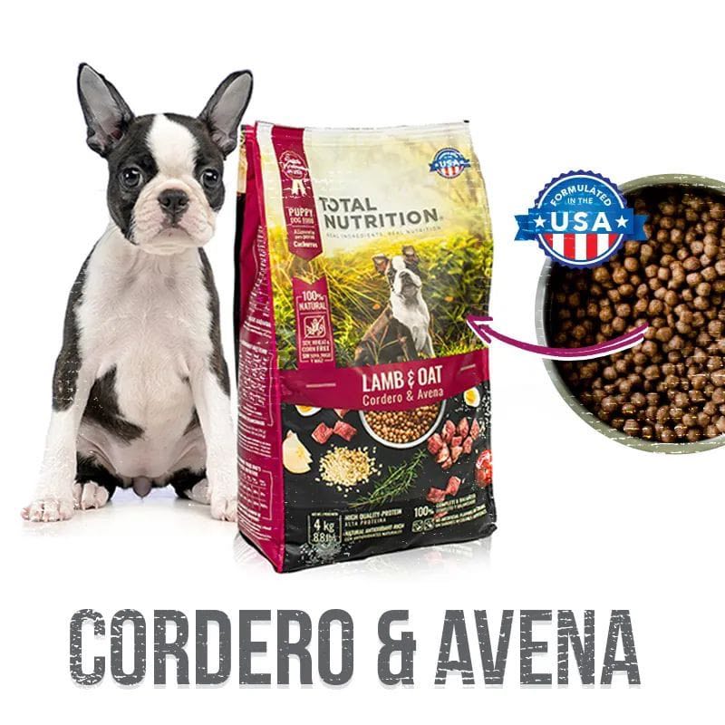 Total Nutrition Cordero Avena Cachorro 4Kg