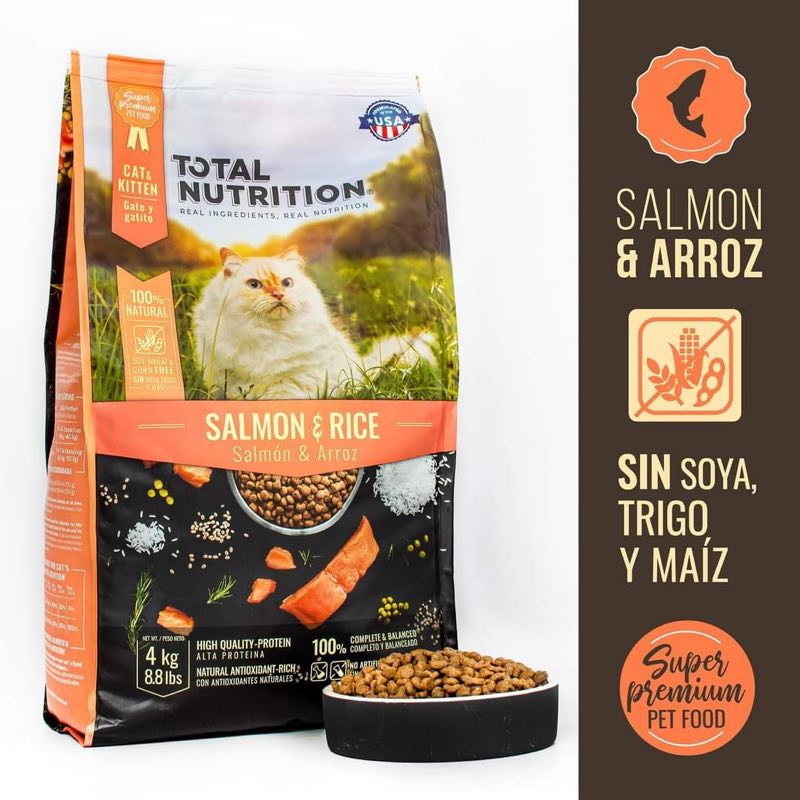 Total Nutrition Salmón Arroz 4Kg