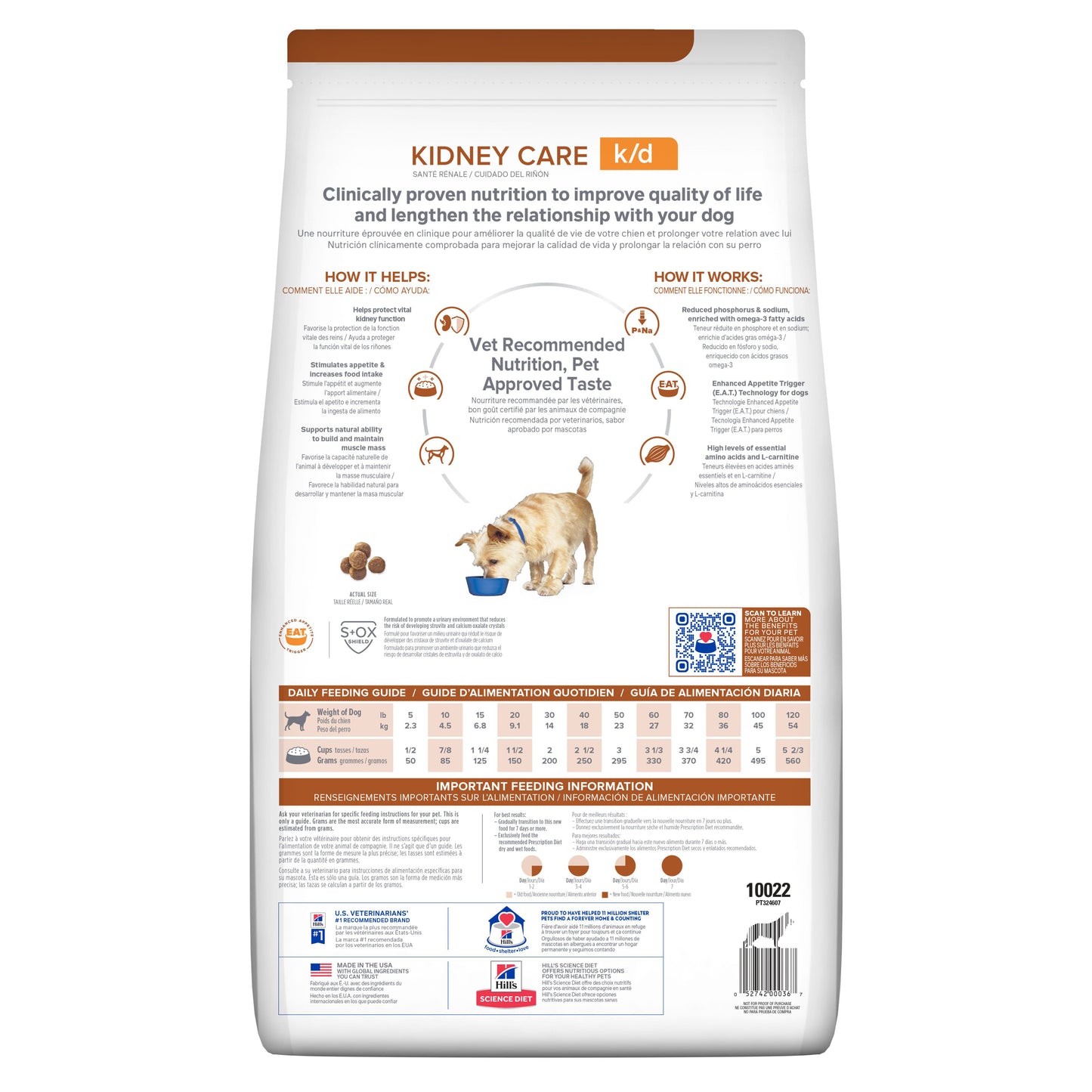 Hill's Prescription Diet Kidney Care K/D Presentación: 3.85 Kg