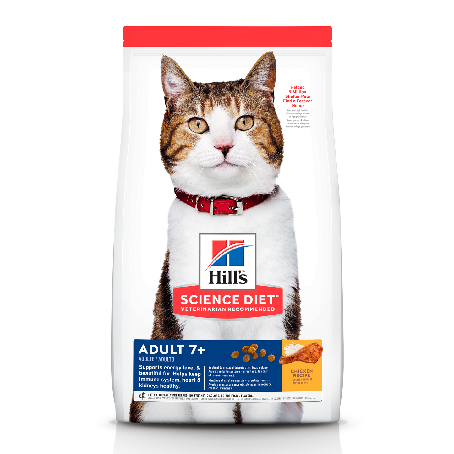 Hill's Science Diet Hill's Science Diet, Alimento para Gato Adulto 7+  Presentación: 1.81 Kg