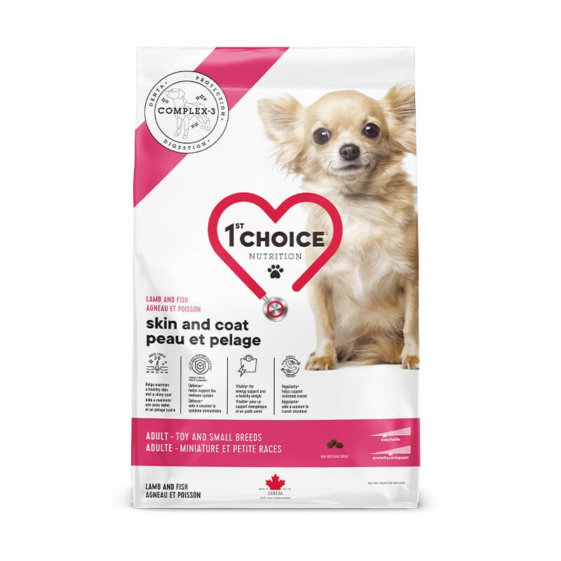 1st Choice 1st Choice Adult Toy & Small Breeds Healthy Skin & Coat Cordero 2.00 Kg