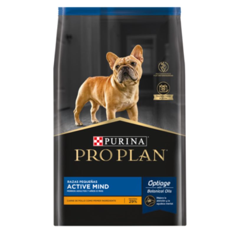 Pro Plan Active Mind Adultos de 7 o más años / Razas Pequeñas / Small Breed  7.50 Kg