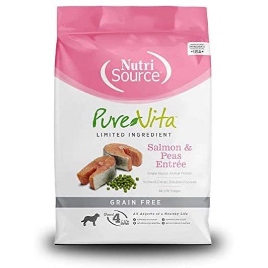 NutriSource NutriSource Pure Vita Grain Free Salmon & Peas Perro. 2.26 Kg