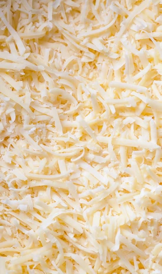 Queso mozzarella rallado