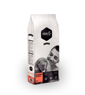 AMITY PREMIUM SALMON&RICE 15 kg/ 4kg