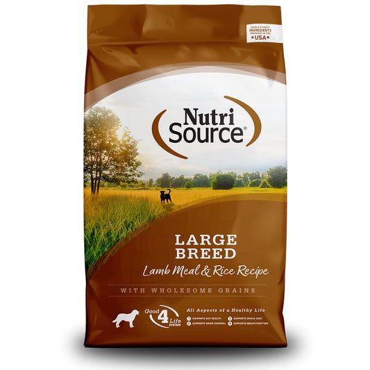 NutriSource Large Breed Lamb Meal & Rice Recipe  Presentación: 11.79 Kg